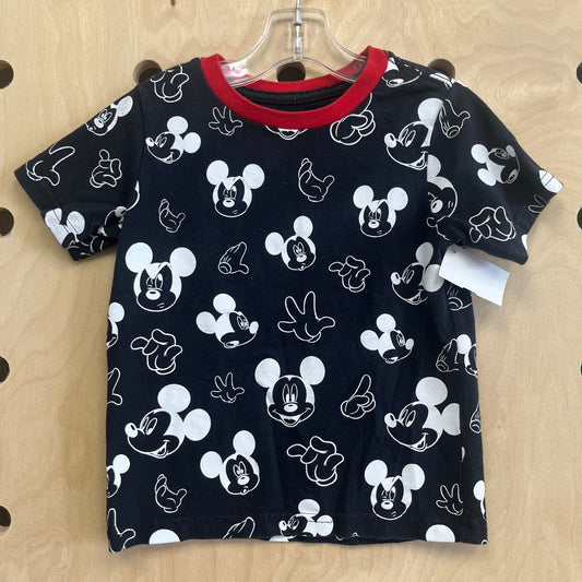 Black & Red Mickey Tee