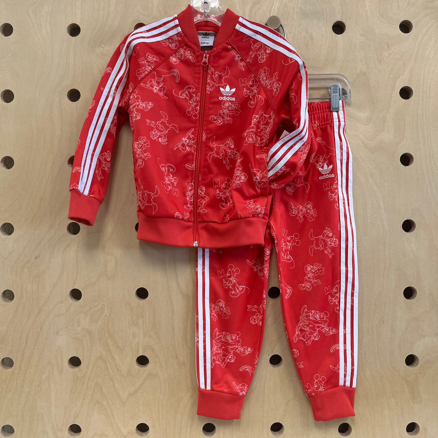 Red Mickey & Friends Track Suit