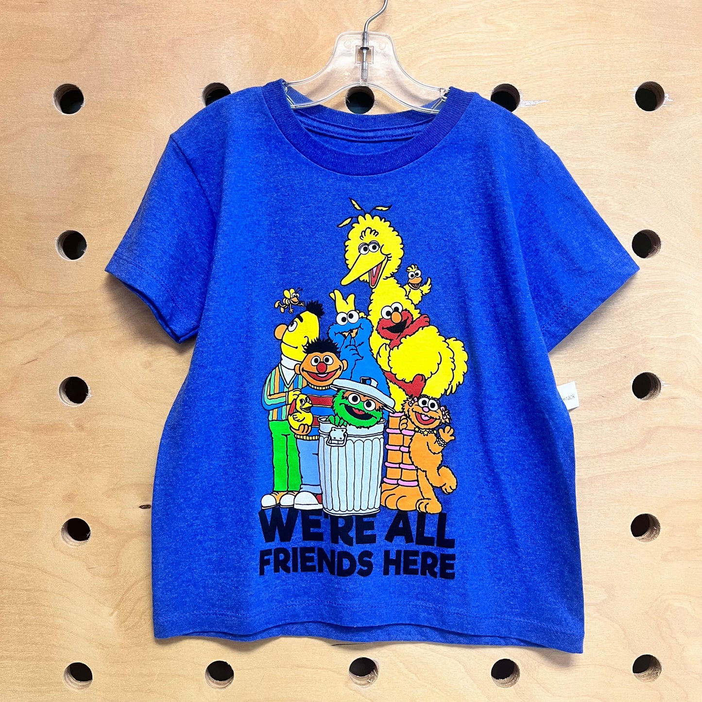 Blue 'Were All Friends Here' Tee NEW!