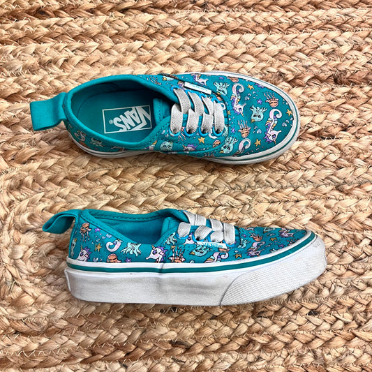 Aqua Mythical Ocean Slip-Ons