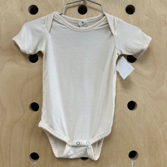 Organic Bamboo Cream Bodysuit