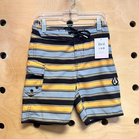 Striped Mod Tech Board Shorts