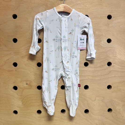 White Safari Magnetic Modal Footies