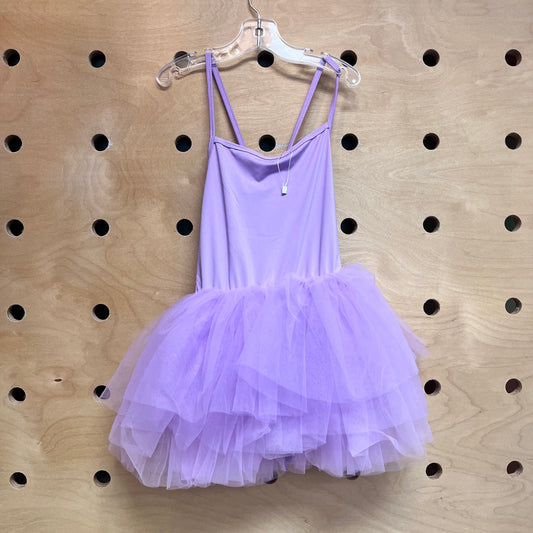 Lavender Tulle Bodysuit Dress