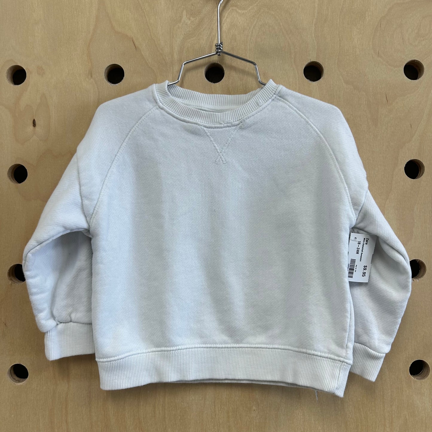 White Basketball Sweatshirt