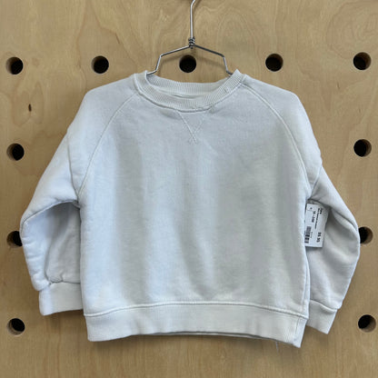White Basketball Sweatshirt
