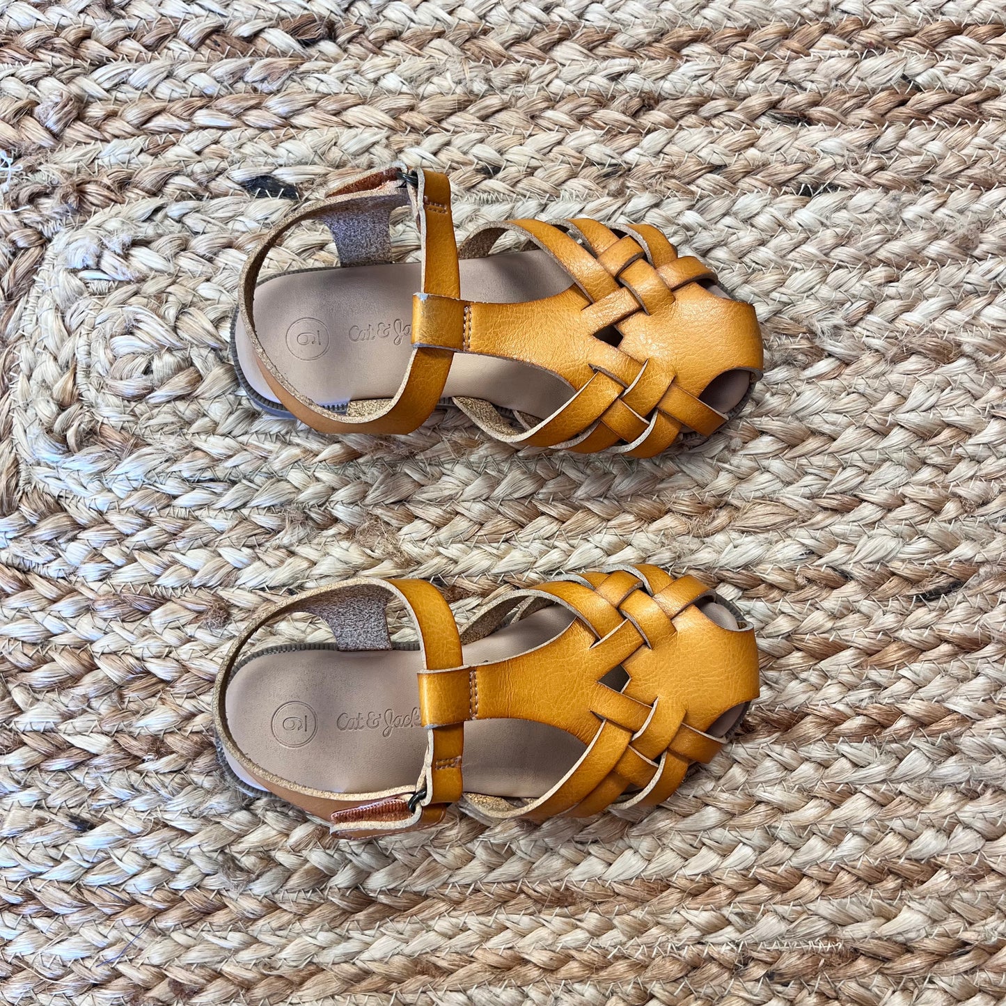 Tan Braided Sandals