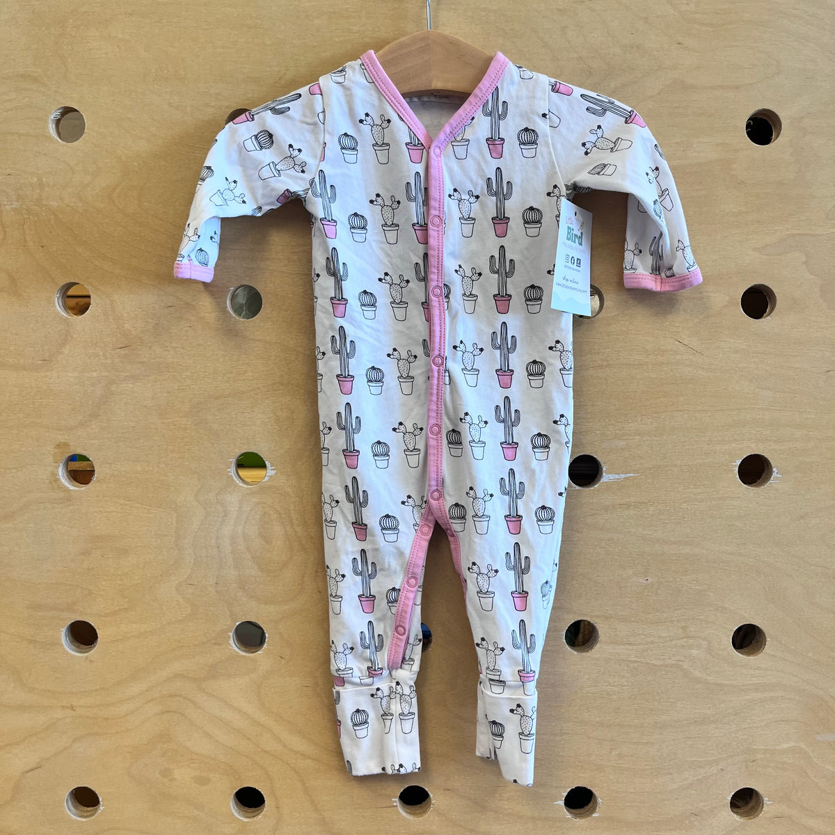 Organic White/Pink Cactus Sleeper
