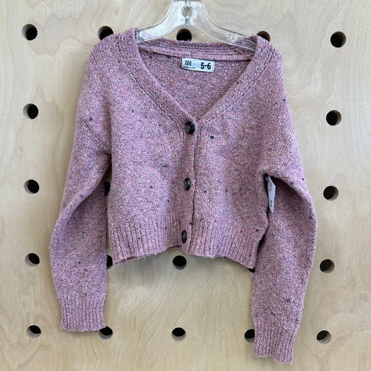 Pink Button Cardigan