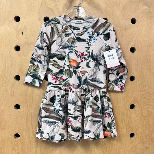 Blush Floral & Fruit Dress