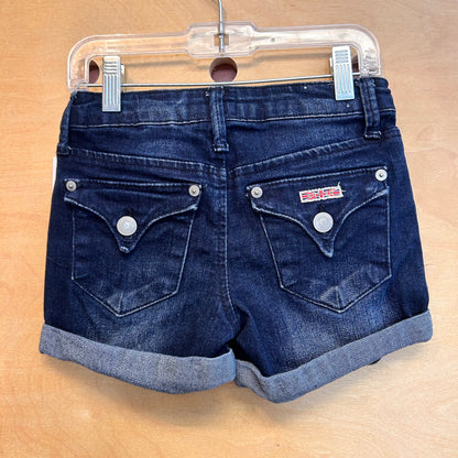 Dark Denim Stretchy Shorts