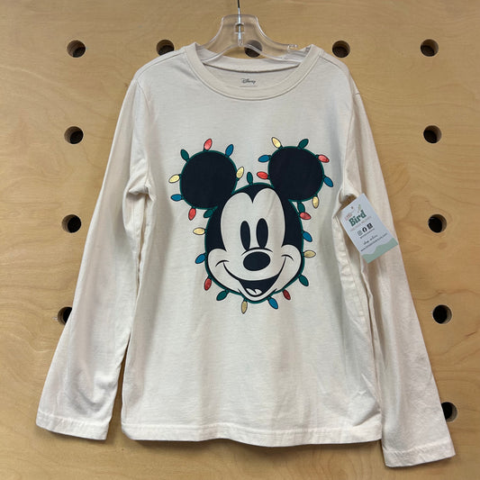 White Mickey/Lights LS