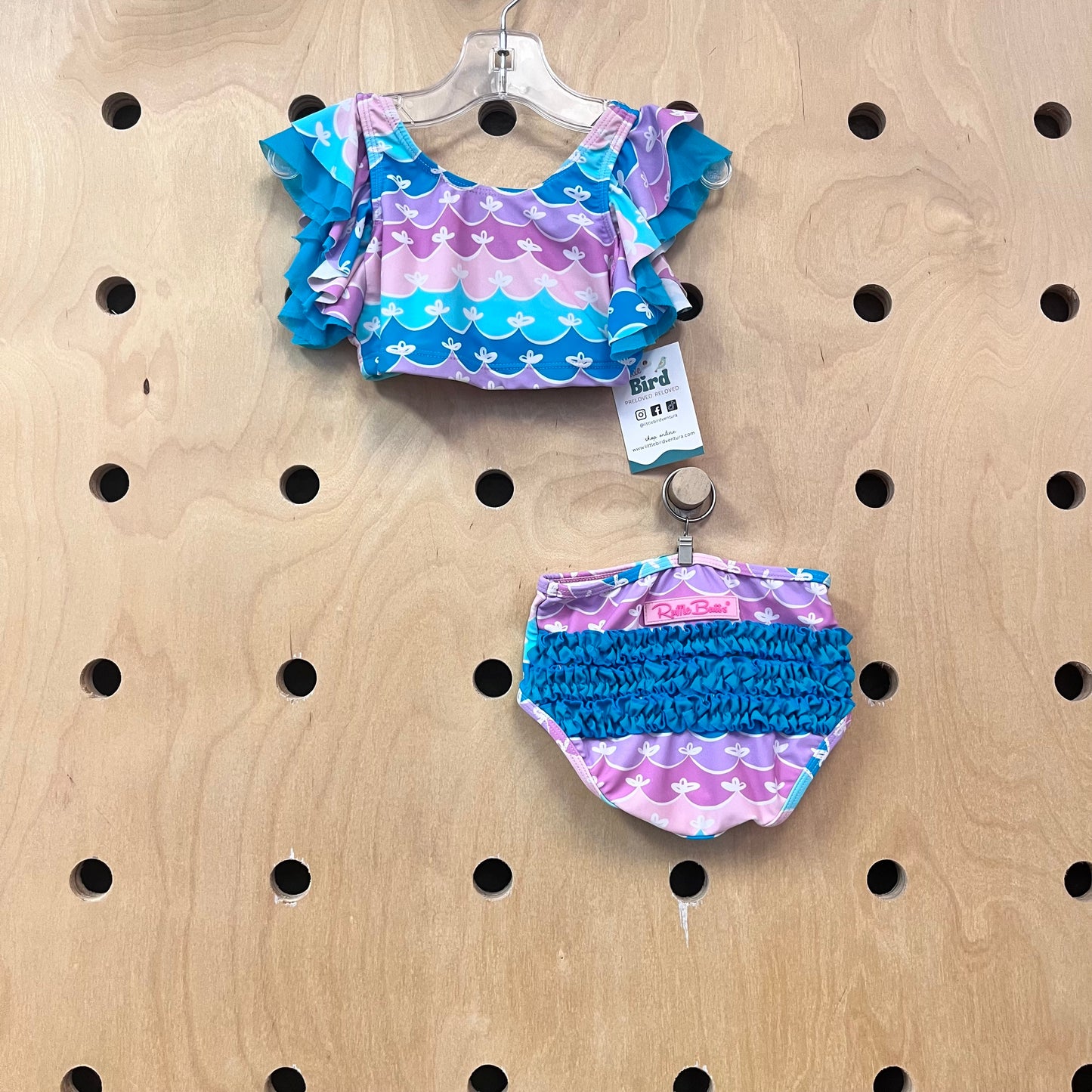 Scalloped Ruffle Swimsuit