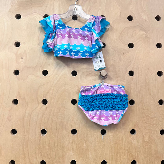 Scalloped Ruffle Swimsuit