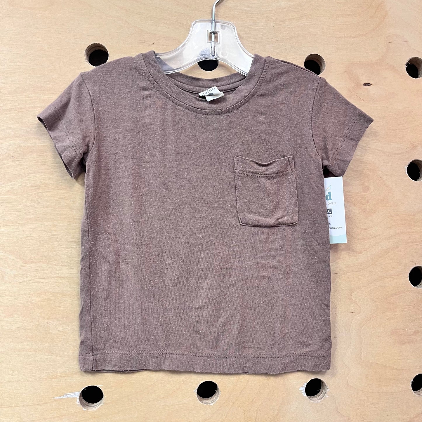 Brown Pocket Modal Tee
