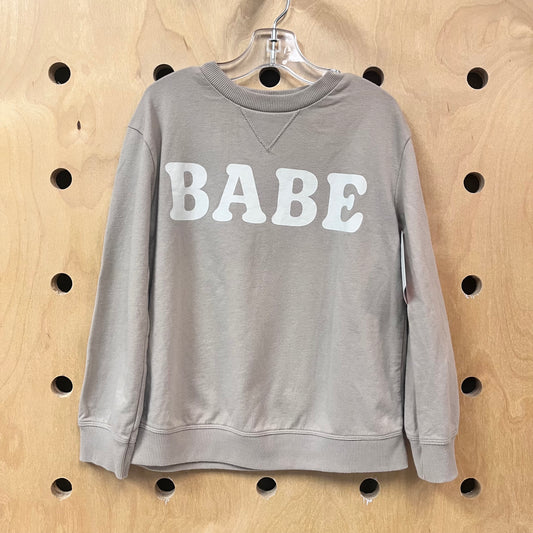 Beige BABE Crewneck