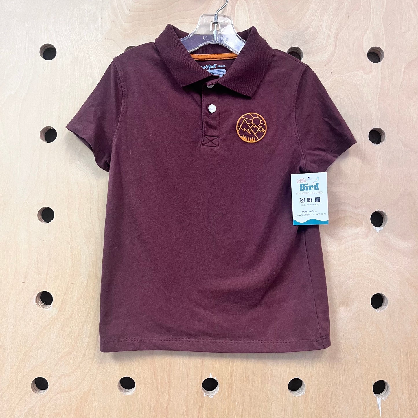 Brown Mountains Patch Polo