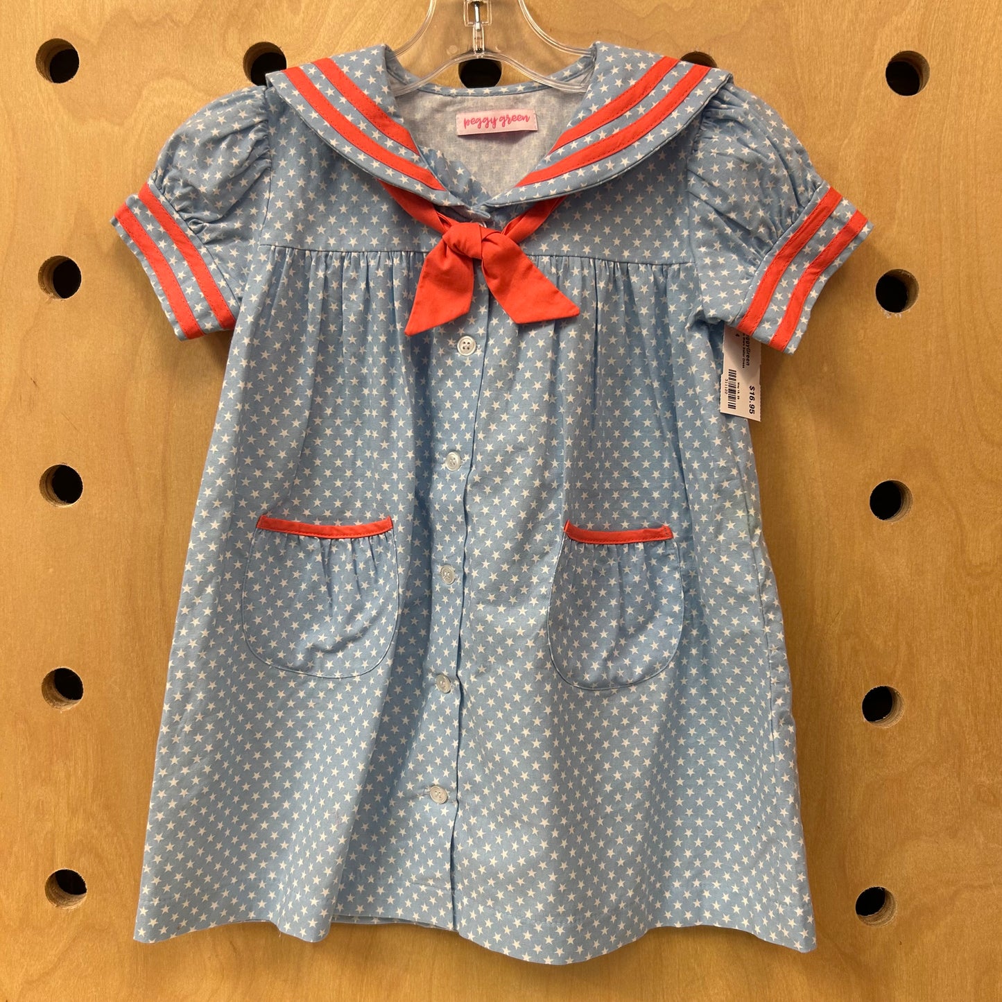 Blue Stars Sailor Dress