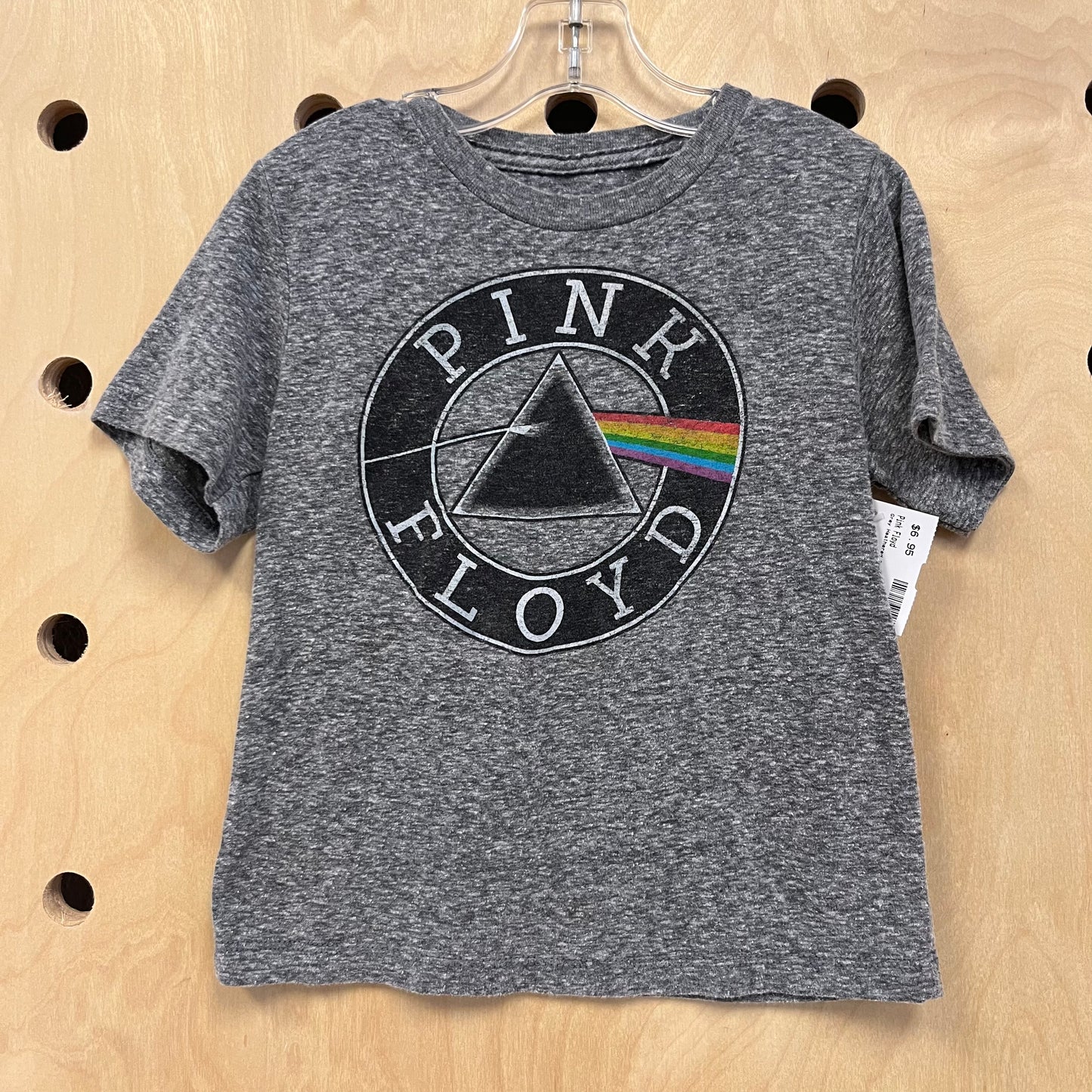 Grey Heathered Pink Floyd Tee