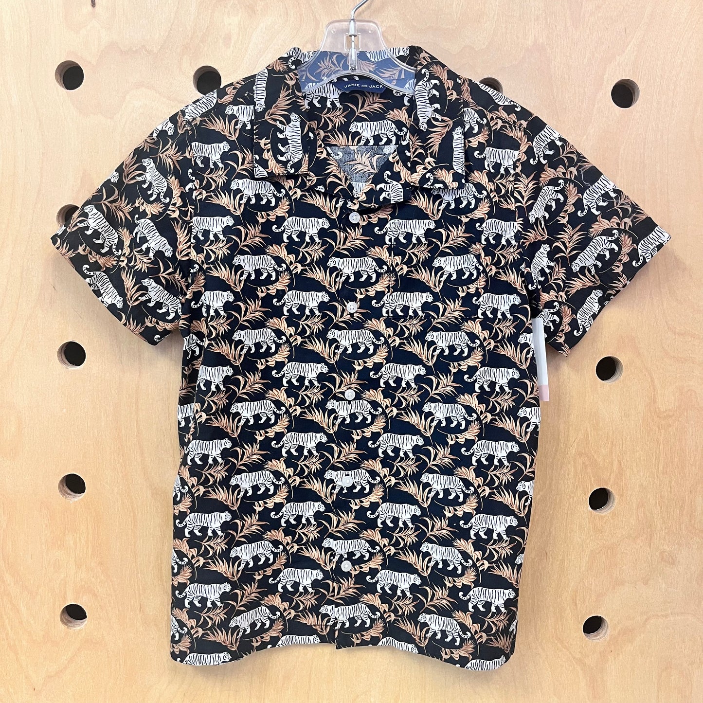 Black Tigers Button Up