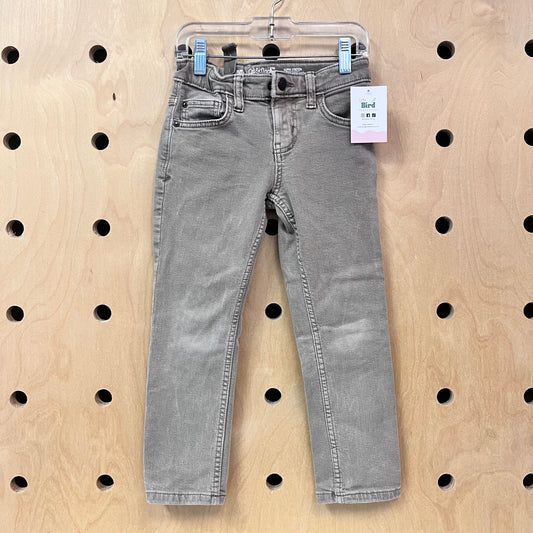 Grey Super Stretch Slim Denim