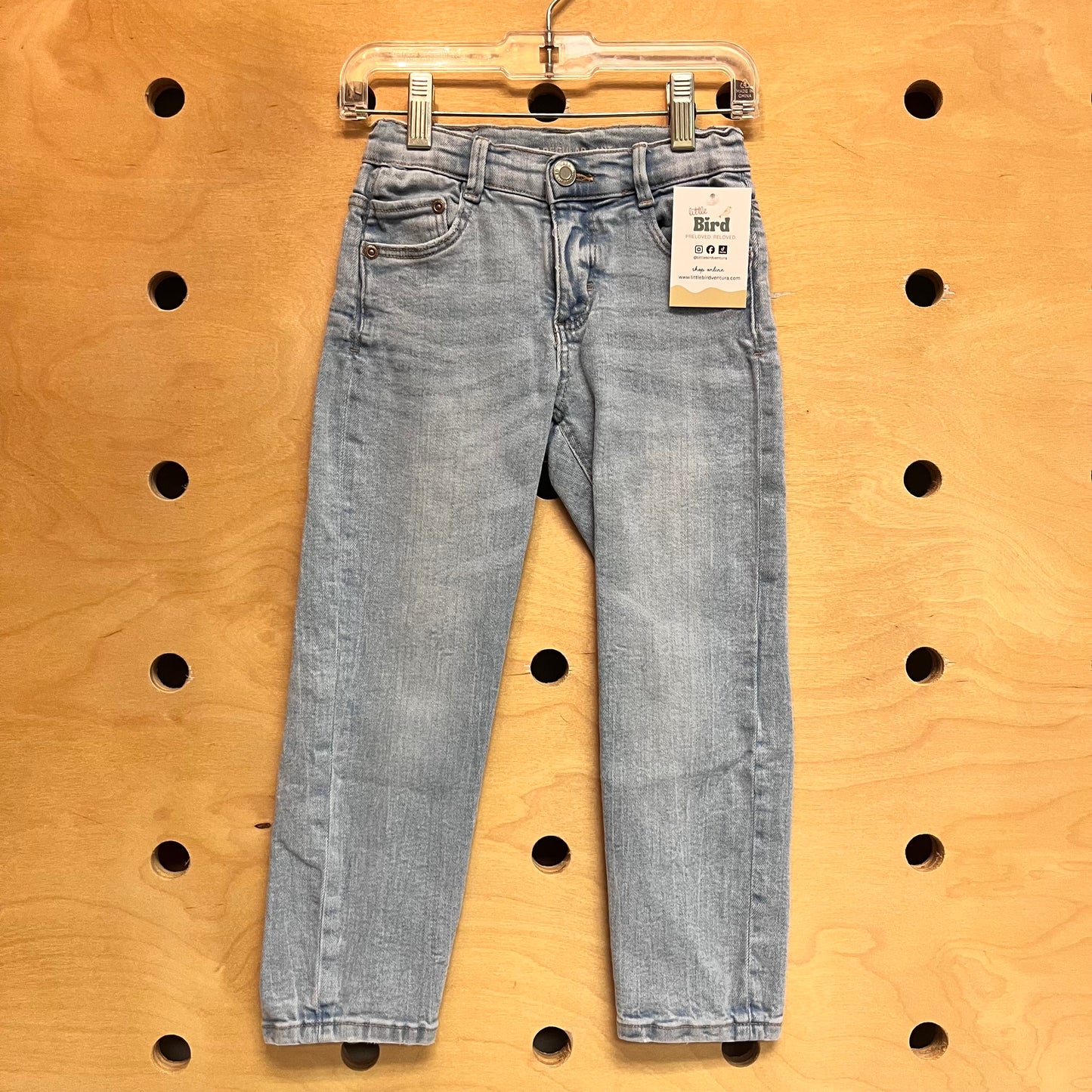 Light Wash Regular Pant Denim