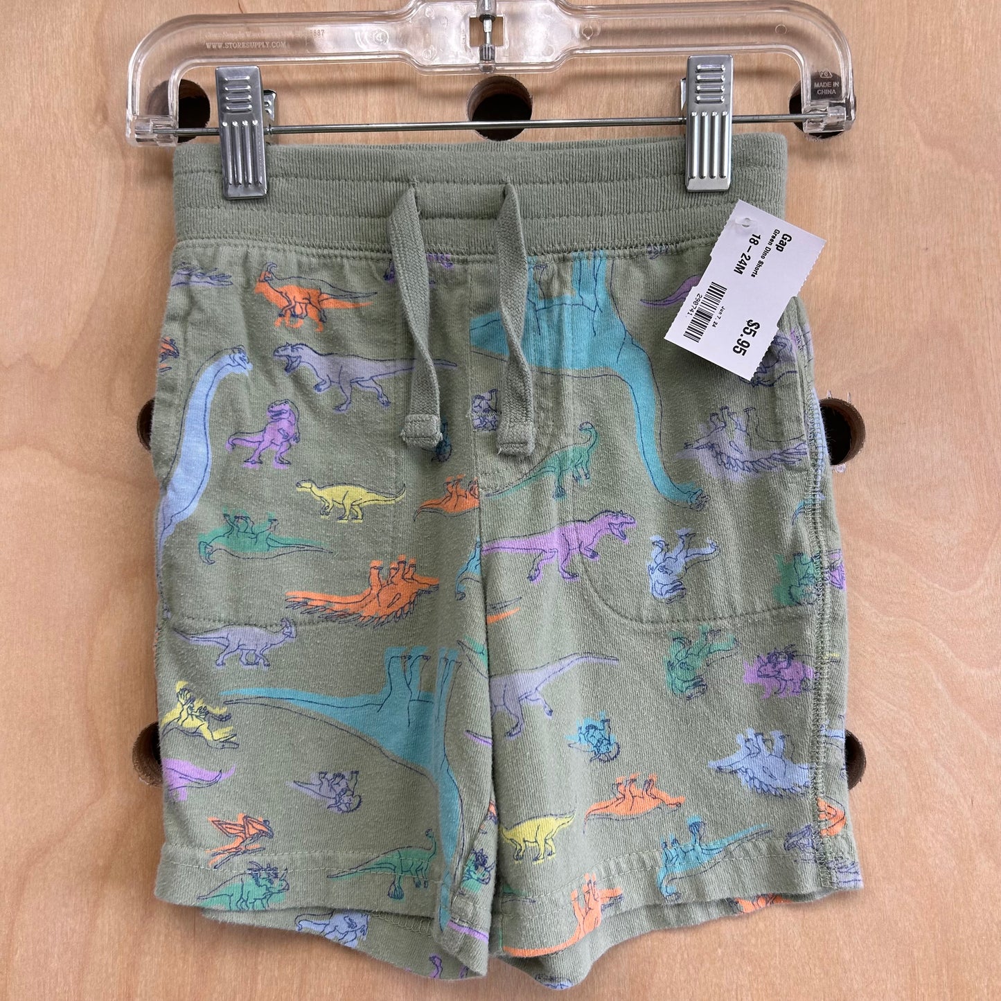 Green Dino Shorts