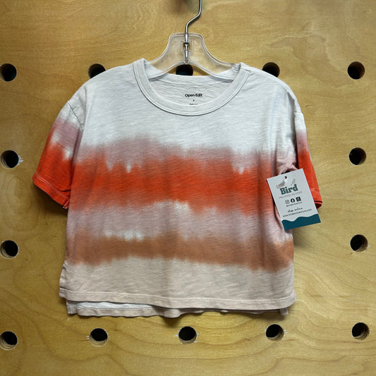 Organic Orange/Brown Ombre Tee