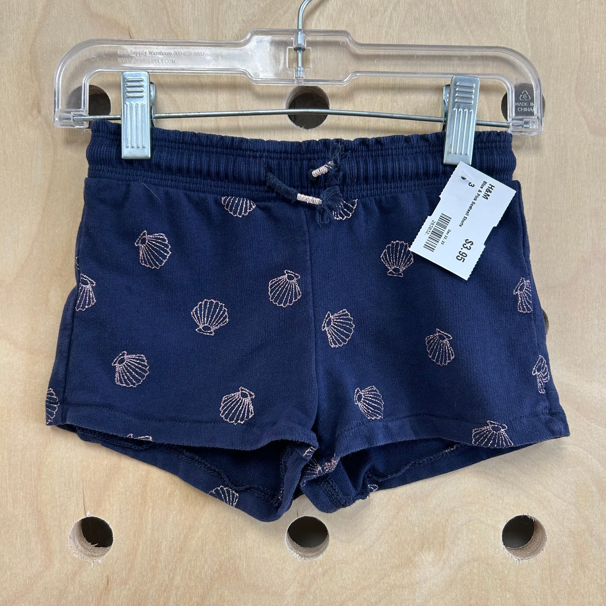 Blue & Pink Seashell Shorts