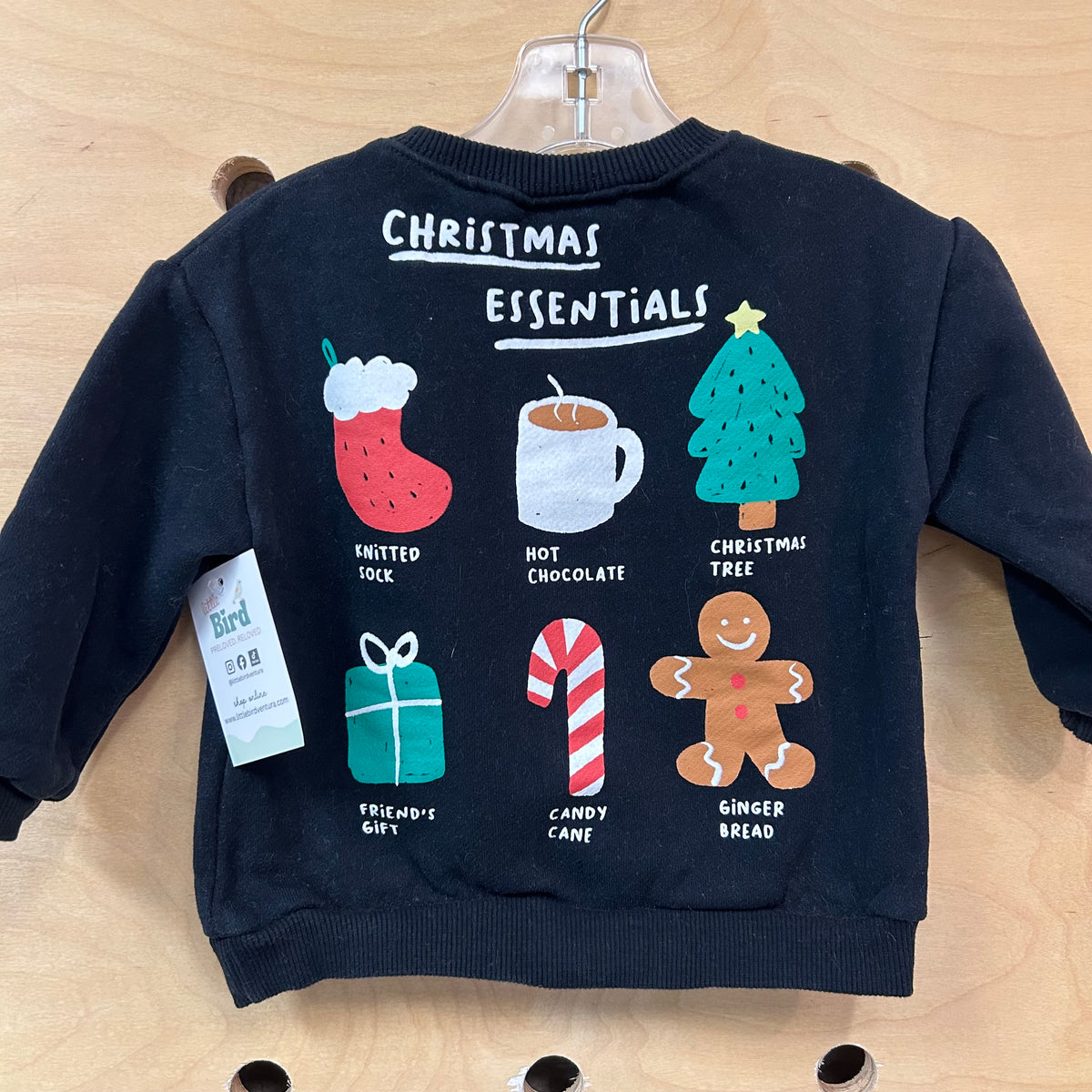 Black Christmas Essentials Sweatshirt