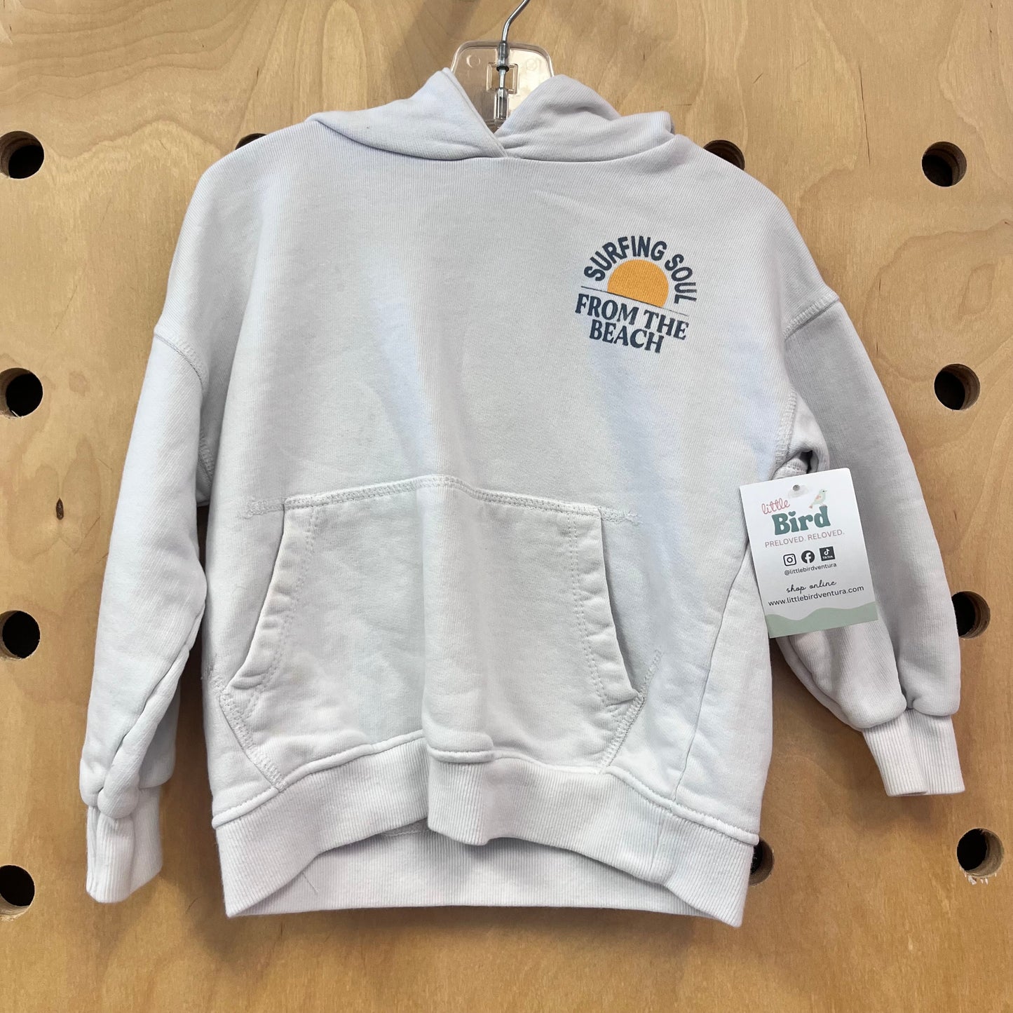 White Surfing Soul Hoodie