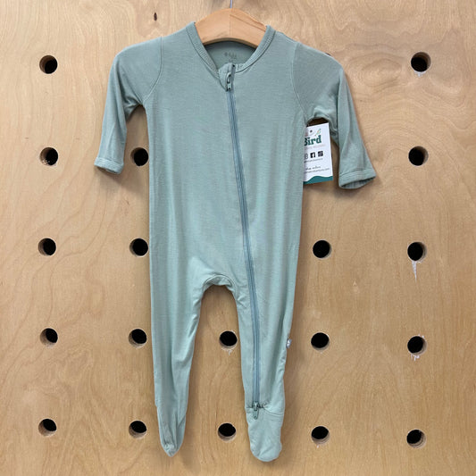 Green Bamboo Footies