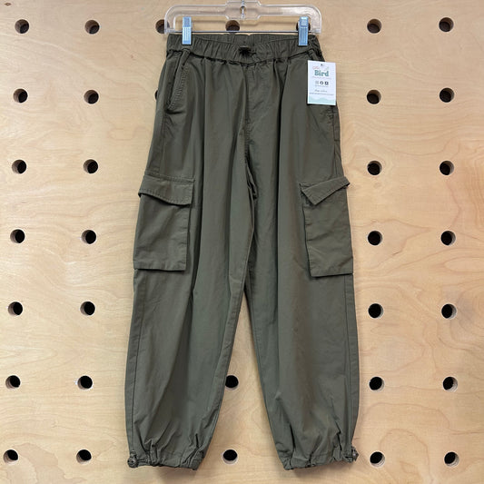 Green Soft Cargo Pants