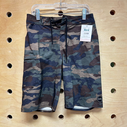 Green Camo Hyperfreak Board Shorts