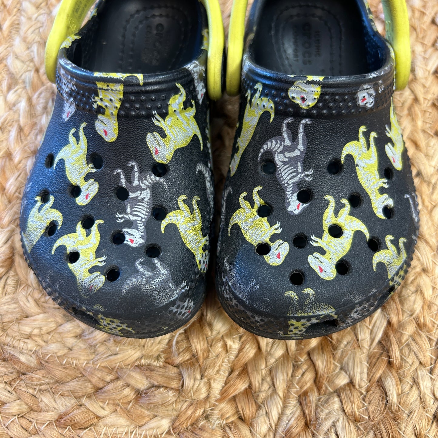 Black Dino Crocs