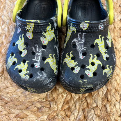 Black Dino Crocs