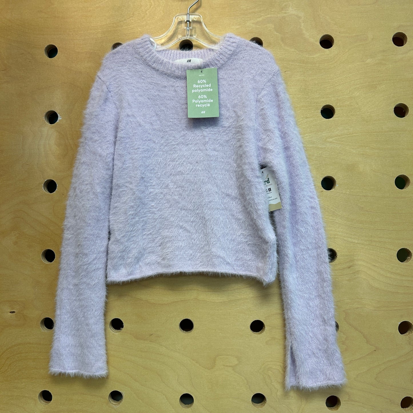 Lavender Fuzzy Sweater NEW!