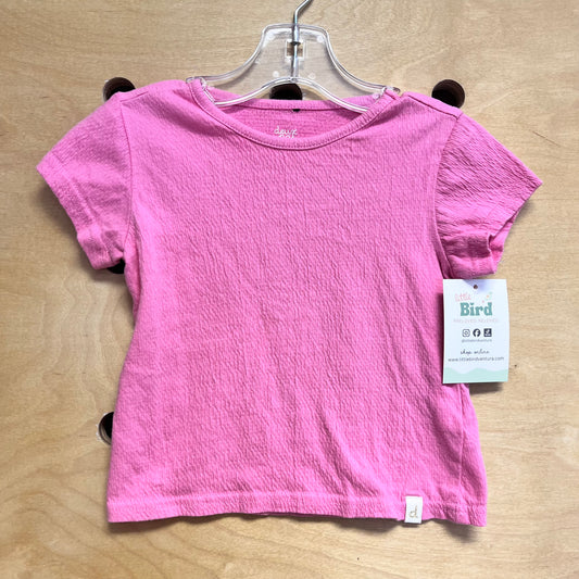 Pink Textured Top