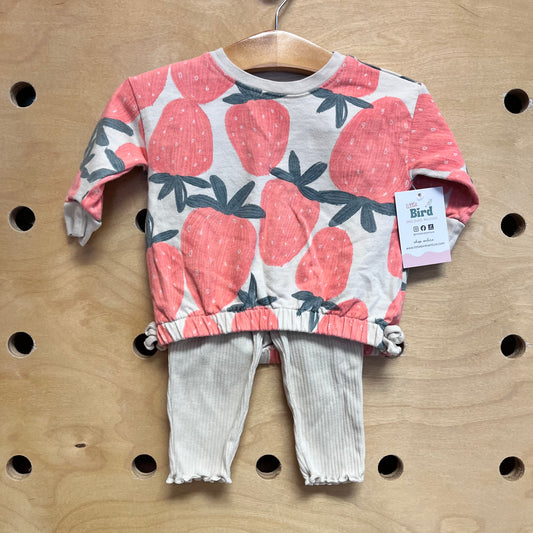 Cream Strawberries Outfit