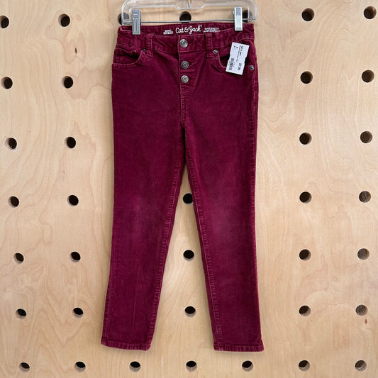 Burgundy Super Stretch Cords