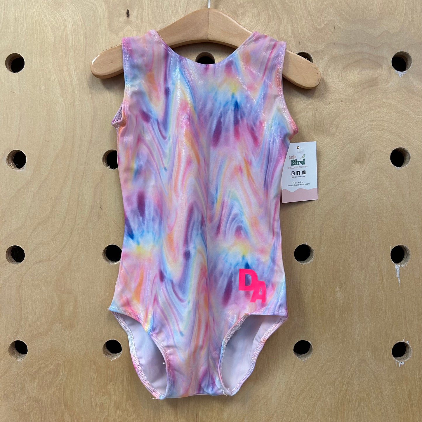 Pink Watercolor Leotard