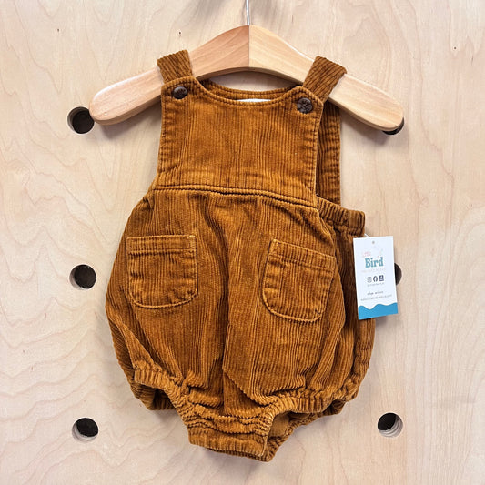Brown Cord Romper