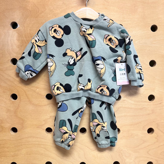 Green Mickey & Friends Outfit