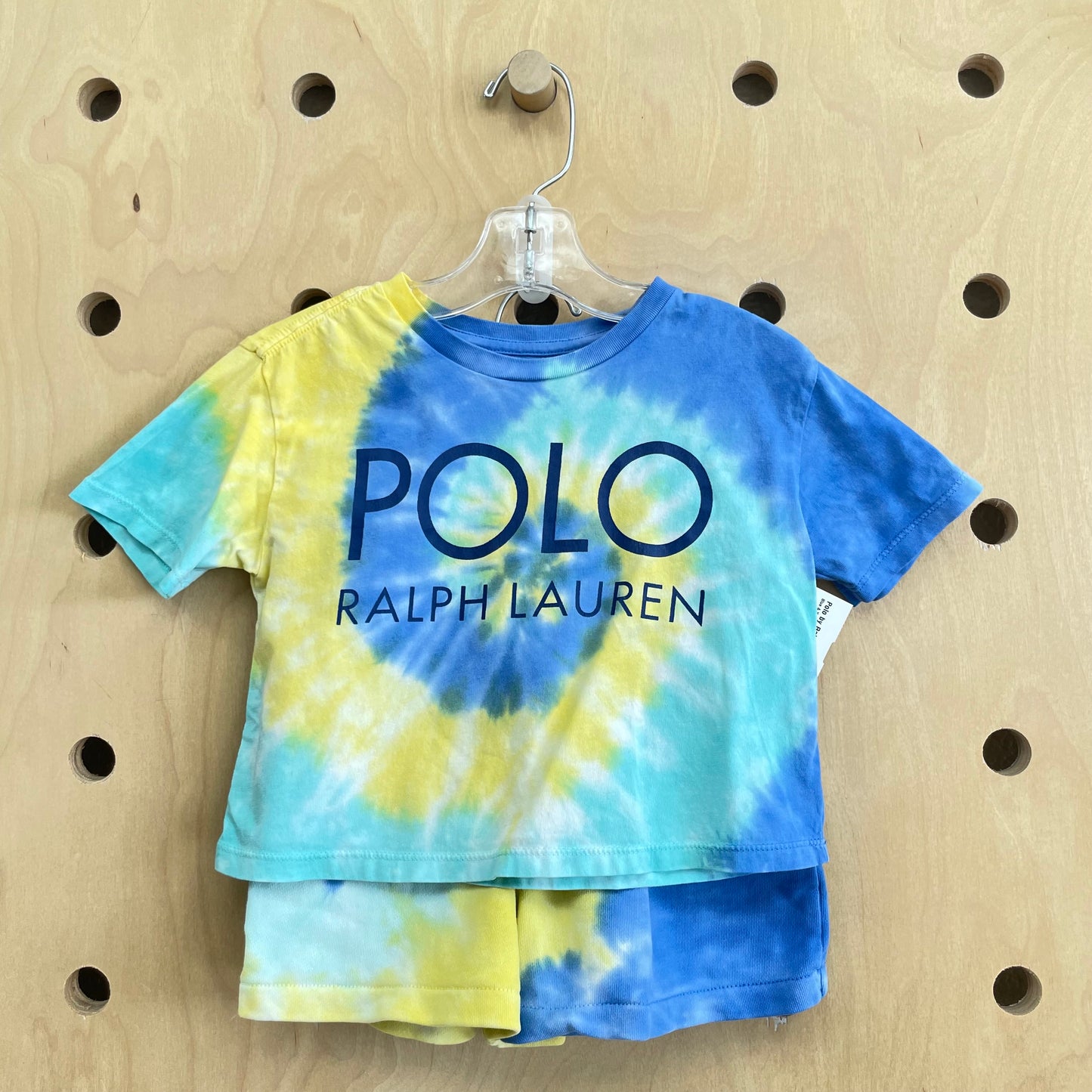 Blue & Yellow Tie Dye Outfit