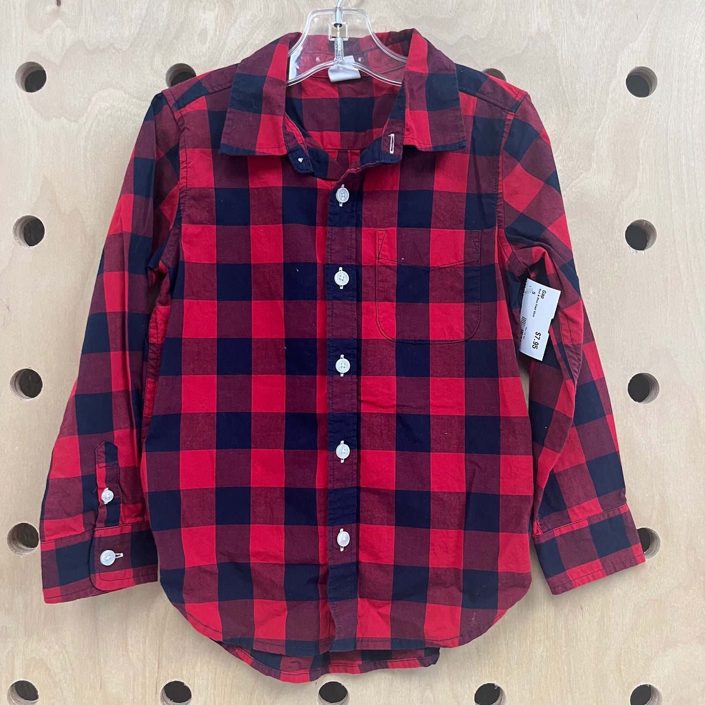 Red & Blue Plaid Shirt