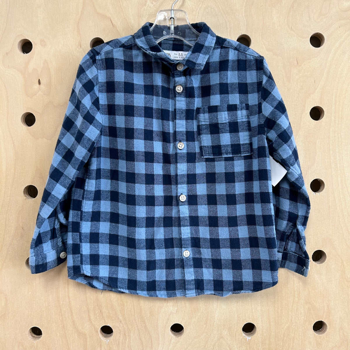 Blue Plaid Flannel