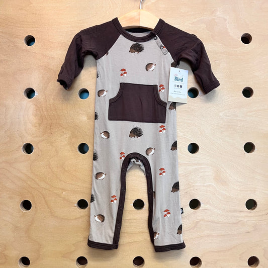 Tan Bamboo Porcupine Romper