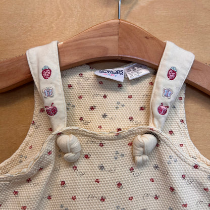 Honors Baby Y2K Cream Overalls