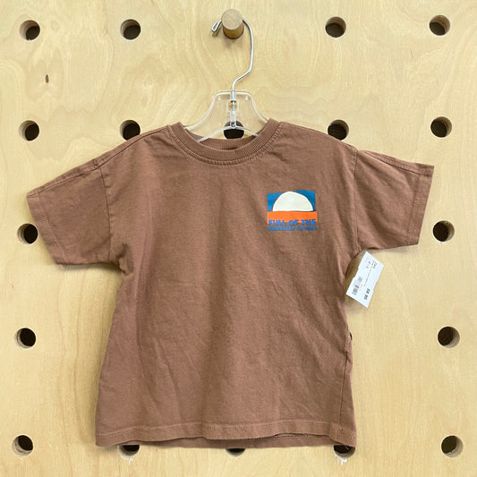 Brown Full Of Colors Graphic Tee