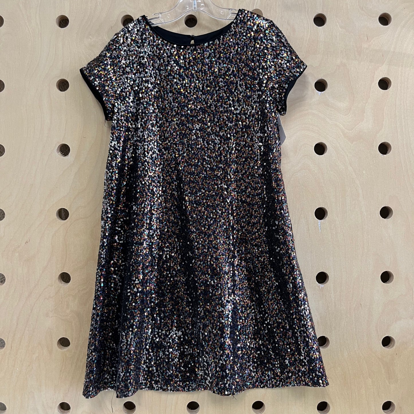 Black Sequins Dress
